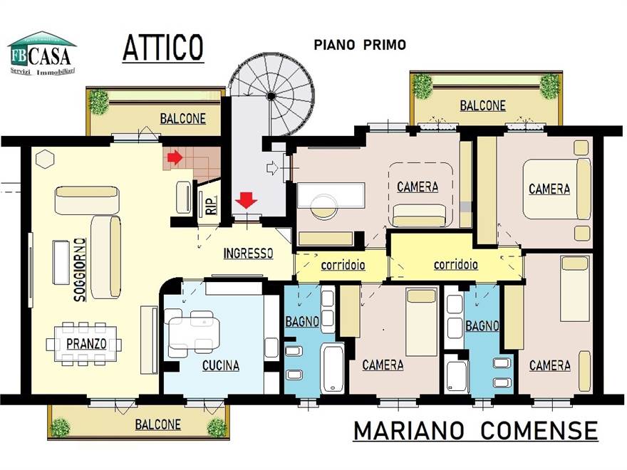 ATTICO  P.1°