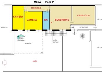 VENDESI IN MEDA - 4L P.1 mq.115 - BOX TRIPLO